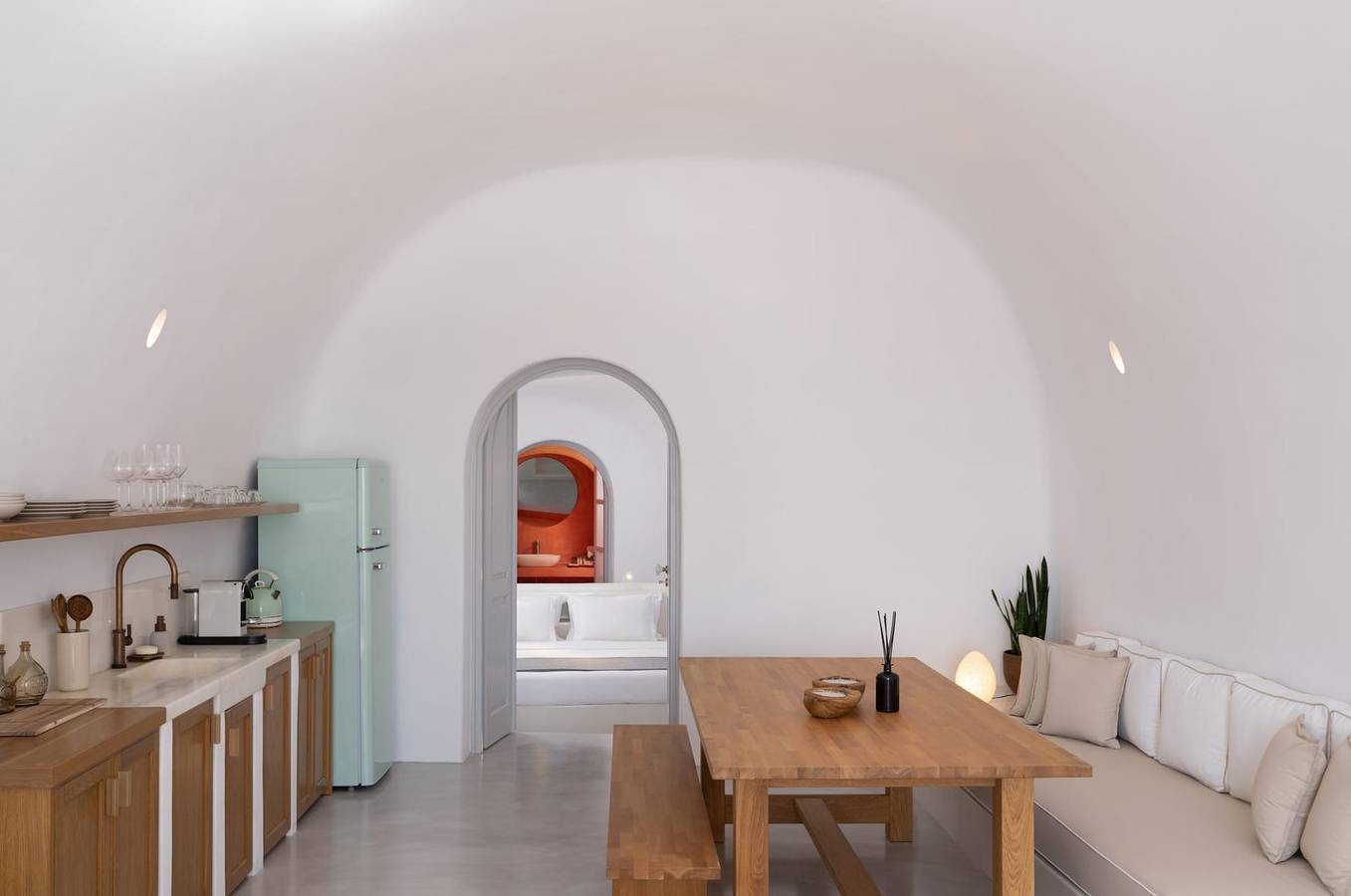 Chalet para 6 personas con terraza in Imerovigli, Santorini