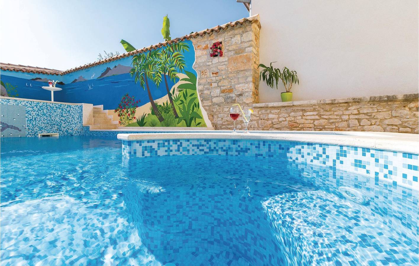 Ferienhaus für 14 Personen mit Terrasse in Vodnjan, Südküste Istrien