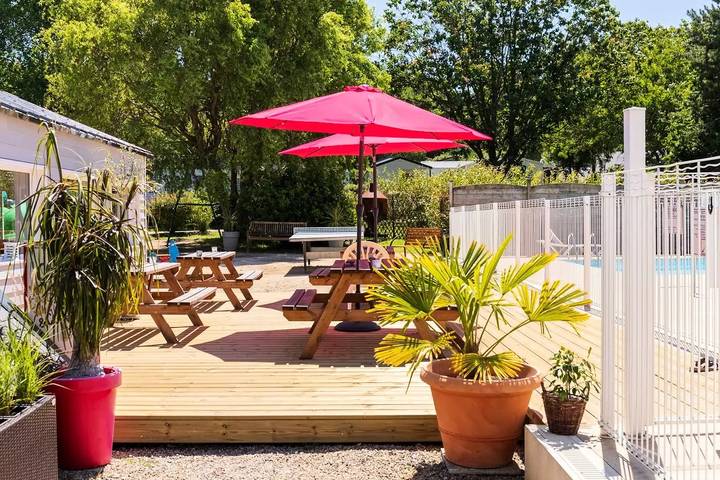 Camping für 3 Personen, mit Pool und Terrasse, mit Haustier in Finistère - 4