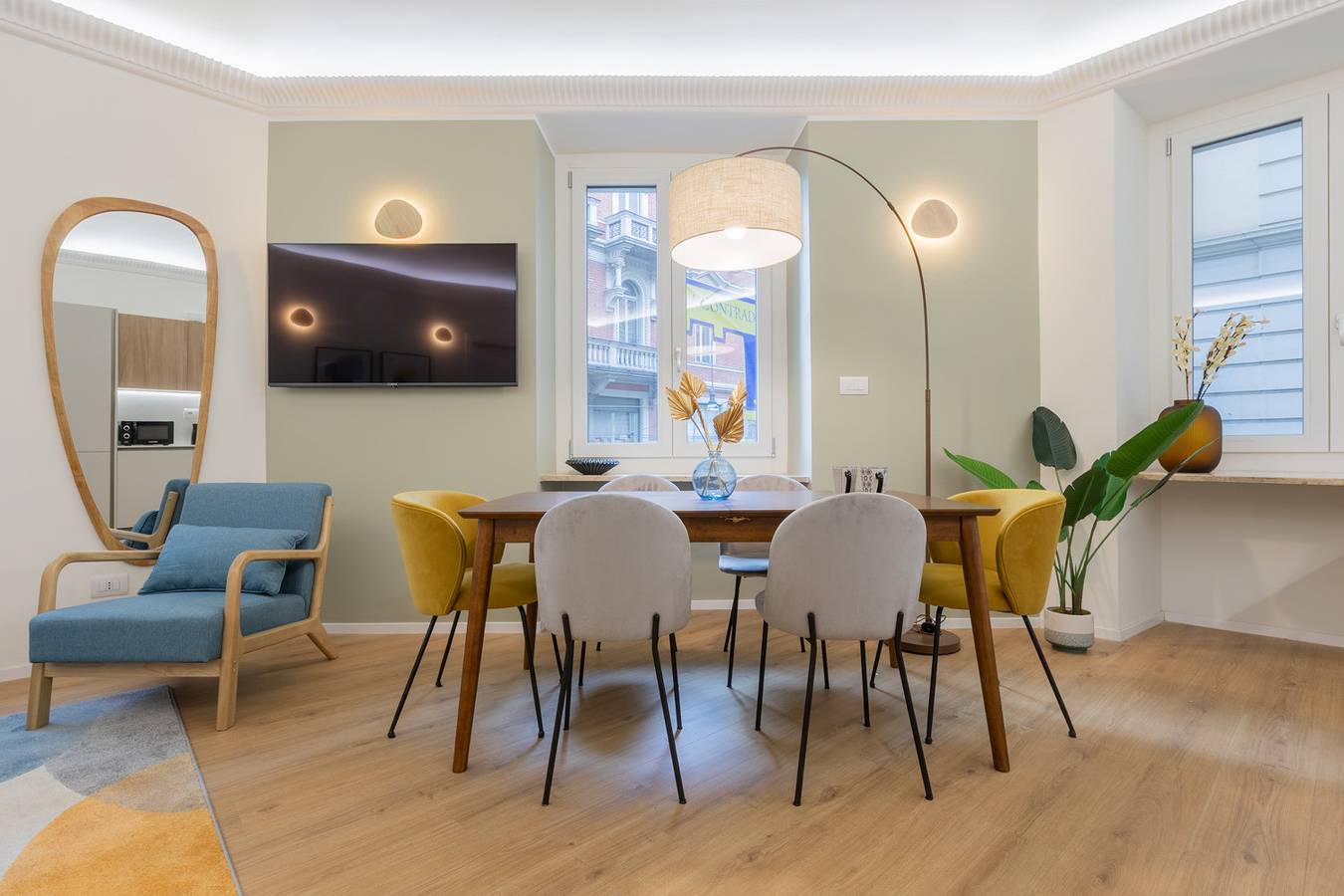 Geheel appartement, Xx Settembre 67 - Cheerful Blue Flat in Turijn, Provincie Torino