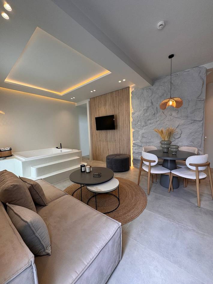 Gîte pour 4 personnes, avec Vue sur l’océan ainsi que Balcon et Terrasse dans Antiparos Ville - 2