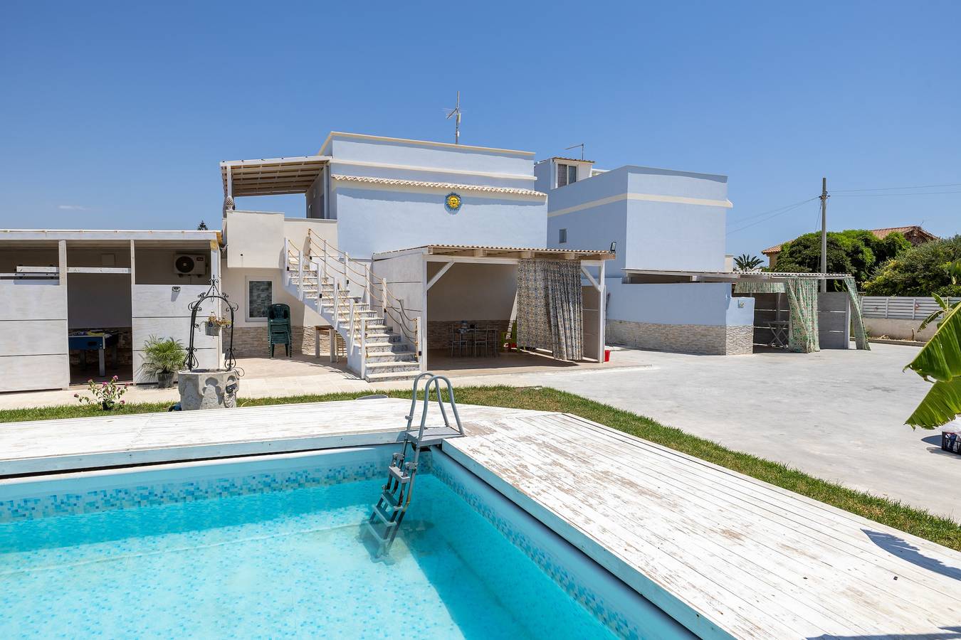 Ganze Wohnung, Ferienwohnung 'Stella Marina' mit Gemeinschaftspool, Wi-Fi und Klimaanlage in Granelli, Syrakus Provinz