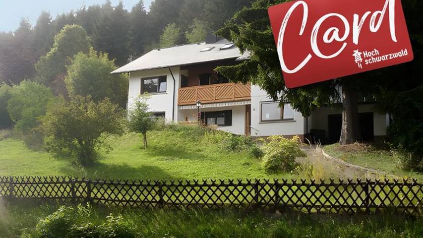 Ferienwohnung für 4 Personen, mit Garten und Terrasse, mit Haustier in Falkau