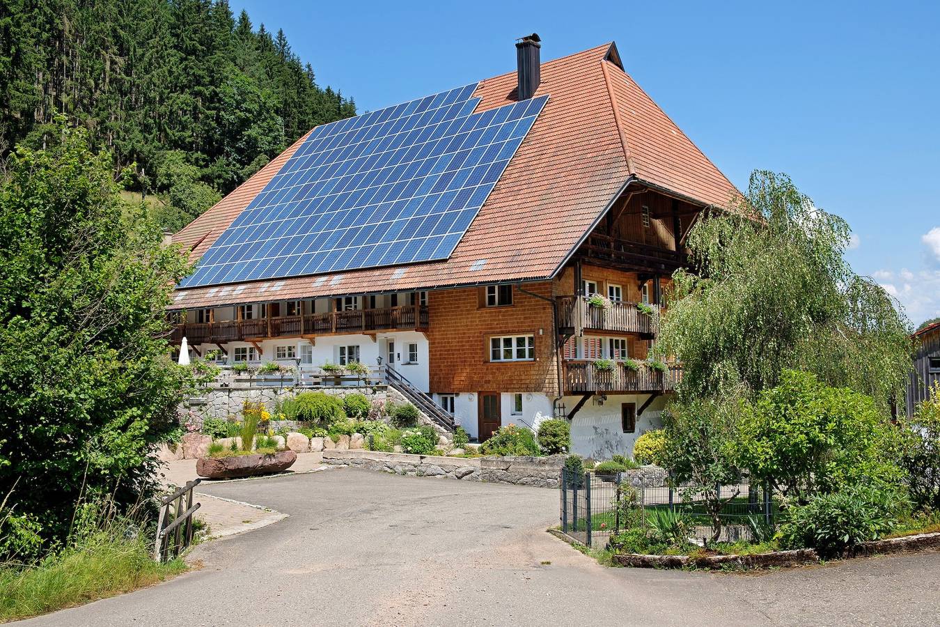 Ganze Wohnung, Ferienwohnung 'Mühlenstüble' mit Bergblick, Gemeinschaftsterrasse und Wi-Fi in Gutach (Schwarzwaldbahn), Mittlerer Schwarzwald