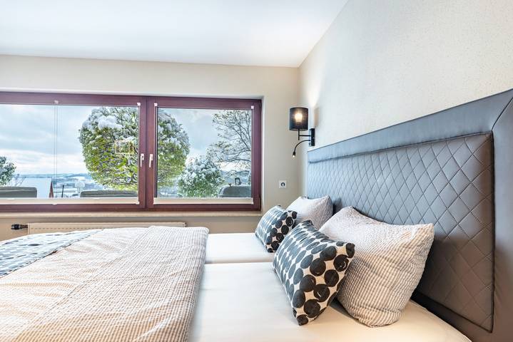 Ganze Wohnung, Apartment „Behling“ mit Bergblick, privater Terrasse und Wlan in Frickingen, Region Bodensee-Oberschwaben