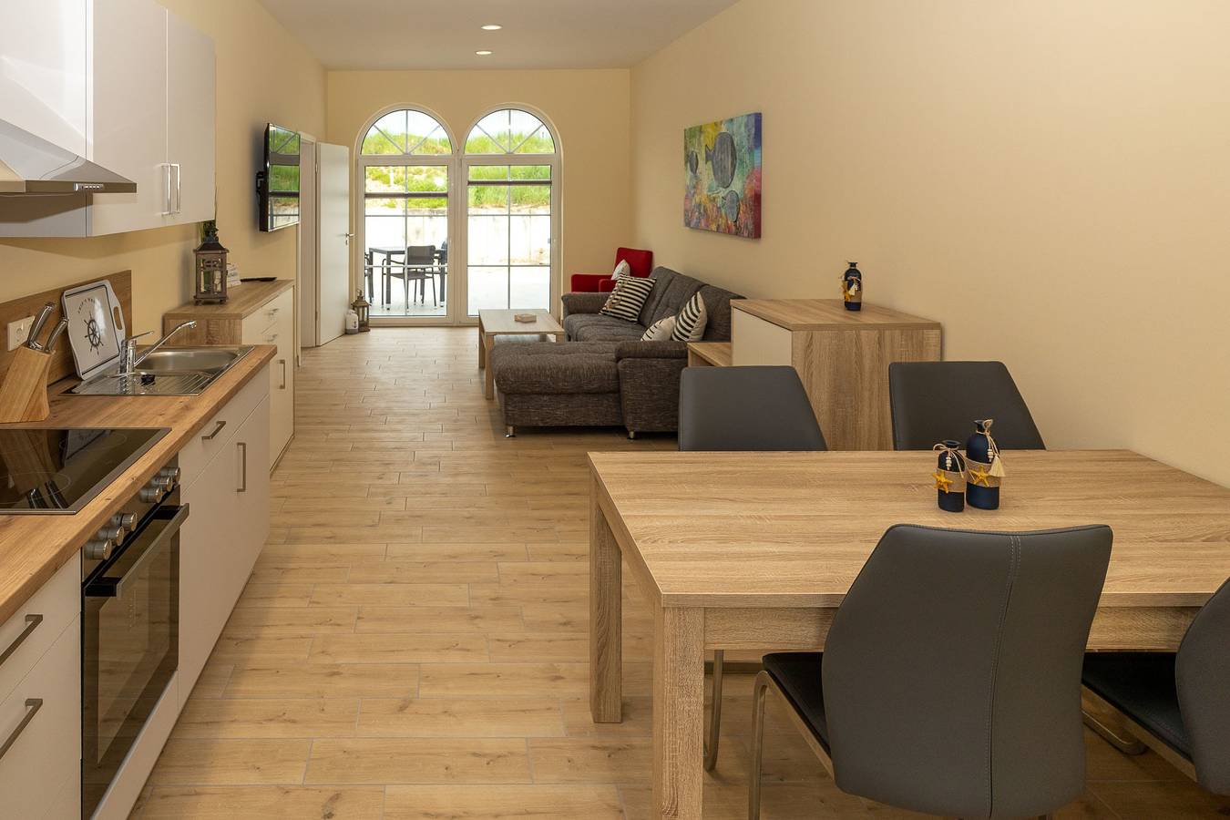 Ganze Ferienwohnung, Seewohnung "Riems" in Gützkow, Vorpommern Greifswald