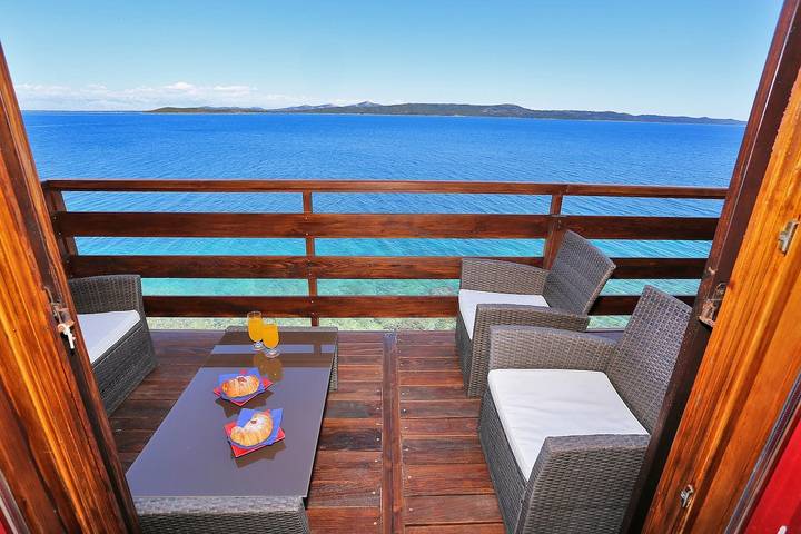 Ferienhaus mit Meerblick für 2 Personen, mit Balkon und Meerblick in Kroatien - 3
