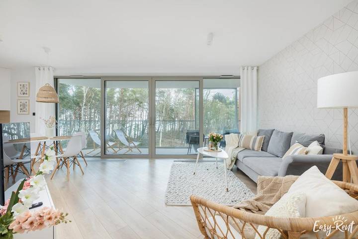 Ferienwohnung für 4 Personen, mit Haustier in Pobierowo