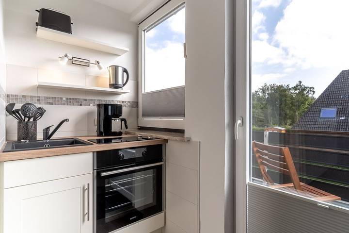 Ganze Wohnung, Geschmackvolle und moderne 2- Zimmerwohnung mit Balkon für 2 Personen in Tating, Eiderstedt