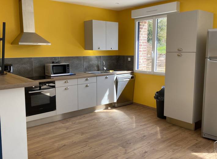 Gîte pour 12 personnes, avec terrasse et jardin à Saint-Quentin-la-Motte-Croix-au-Bailly