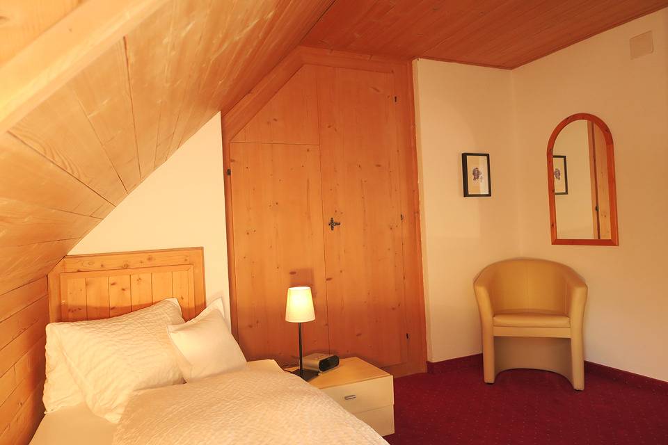 Hotel Gabriel - Double room with shower/toilet, medium in Scuol, Lower Engadine