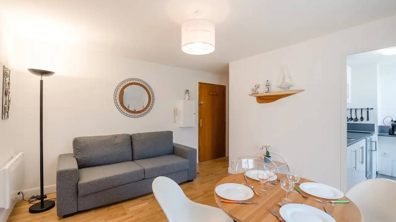 Apartamento vacacional entero, Ferienwohnung für 4 Personen (40 m²) in Port-en-Bessin-Huppain in Port-en-Bessin-Huppain, Región de Bayeux