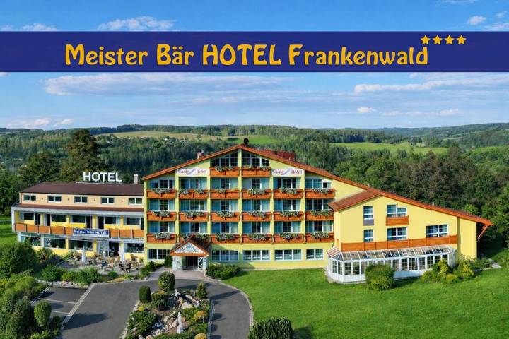 Hotel für 4 Personen, mit Terrasse und Garten sowie Sauna und Ausblick in Berg (Oberfranken)