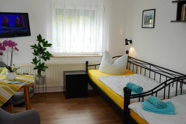 B&B für 2 Personen, mit Balkon und Terrasse sowie Garten im Kirnitzschtal