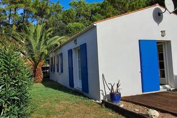 Location de vacances pour 6 personnes, avec terrasse et jardin dans Grande Plage Domino