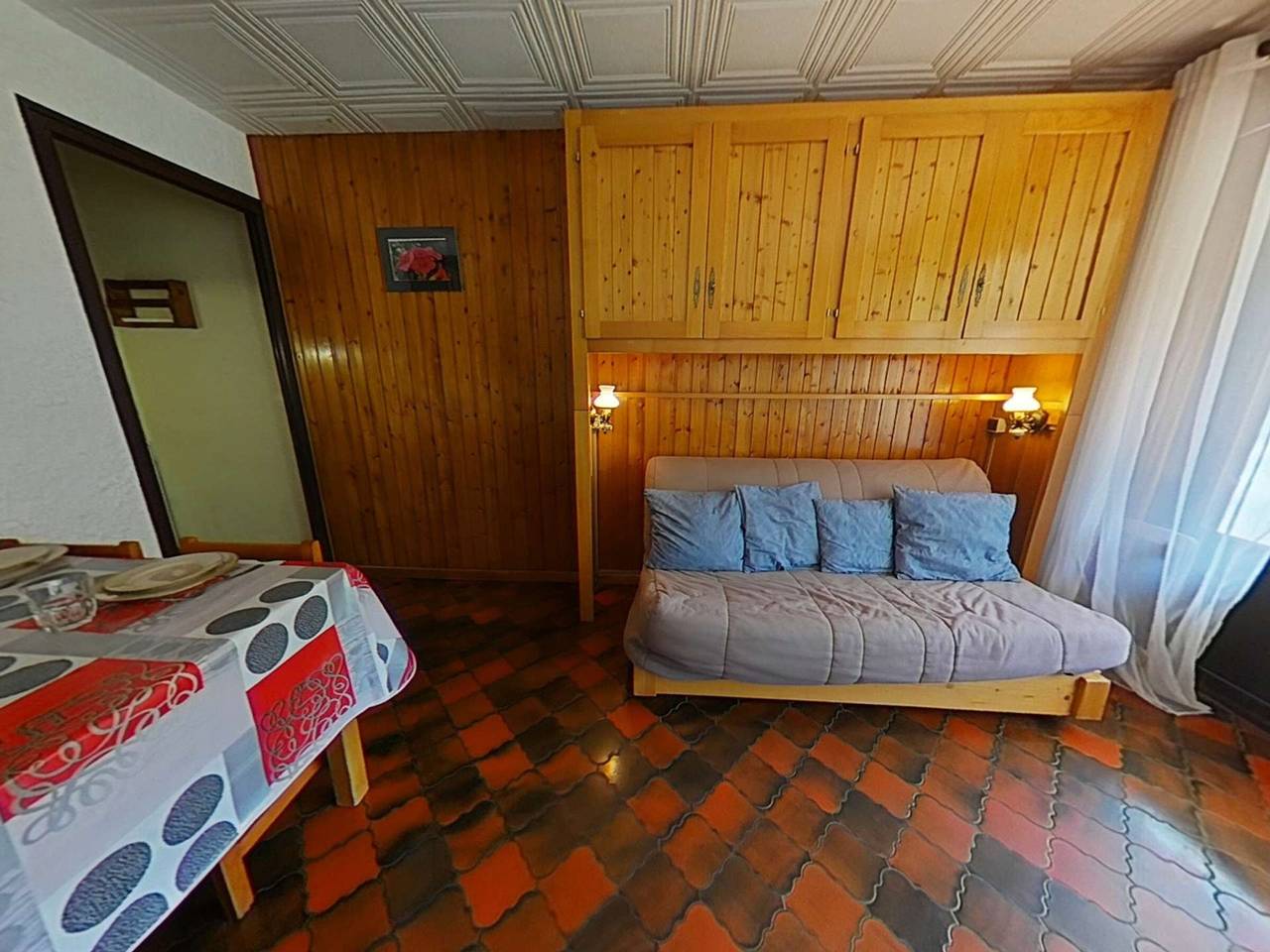 Apartamento entero, Estudio en Grand Bornand, 4 personas, al pie de pistas, balcón con vistas in Chinaillon, Le Grand-Bornand