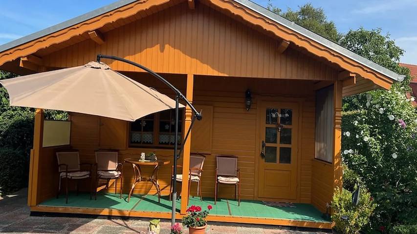 Ferienhaus mit Meerblick für 3 Personen, mit Garten