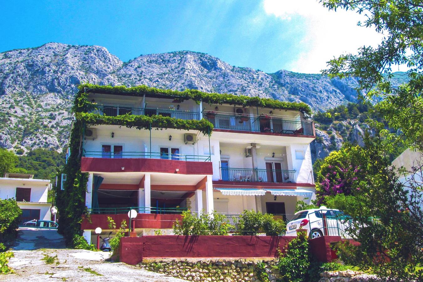 Ganze Wohnung, 1-Zimmer-Ferienwohnung mit Balkon und Meerblick Zivogosce - Porat, Makarska A-16289-a in Zivogosce, Makarska Riviera