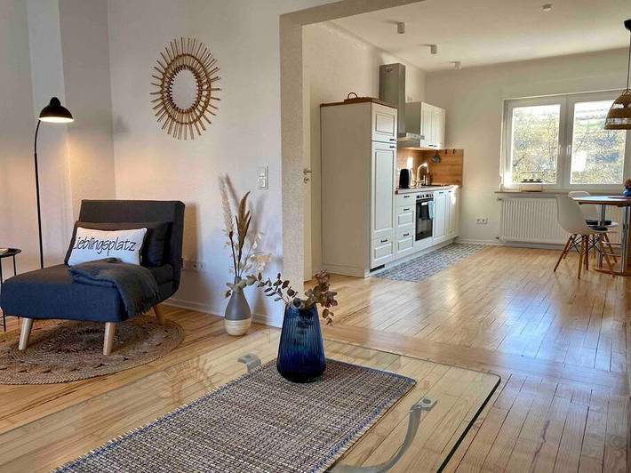 Ferienwohnung für 2 Personen, mit Balkon und Ausblick