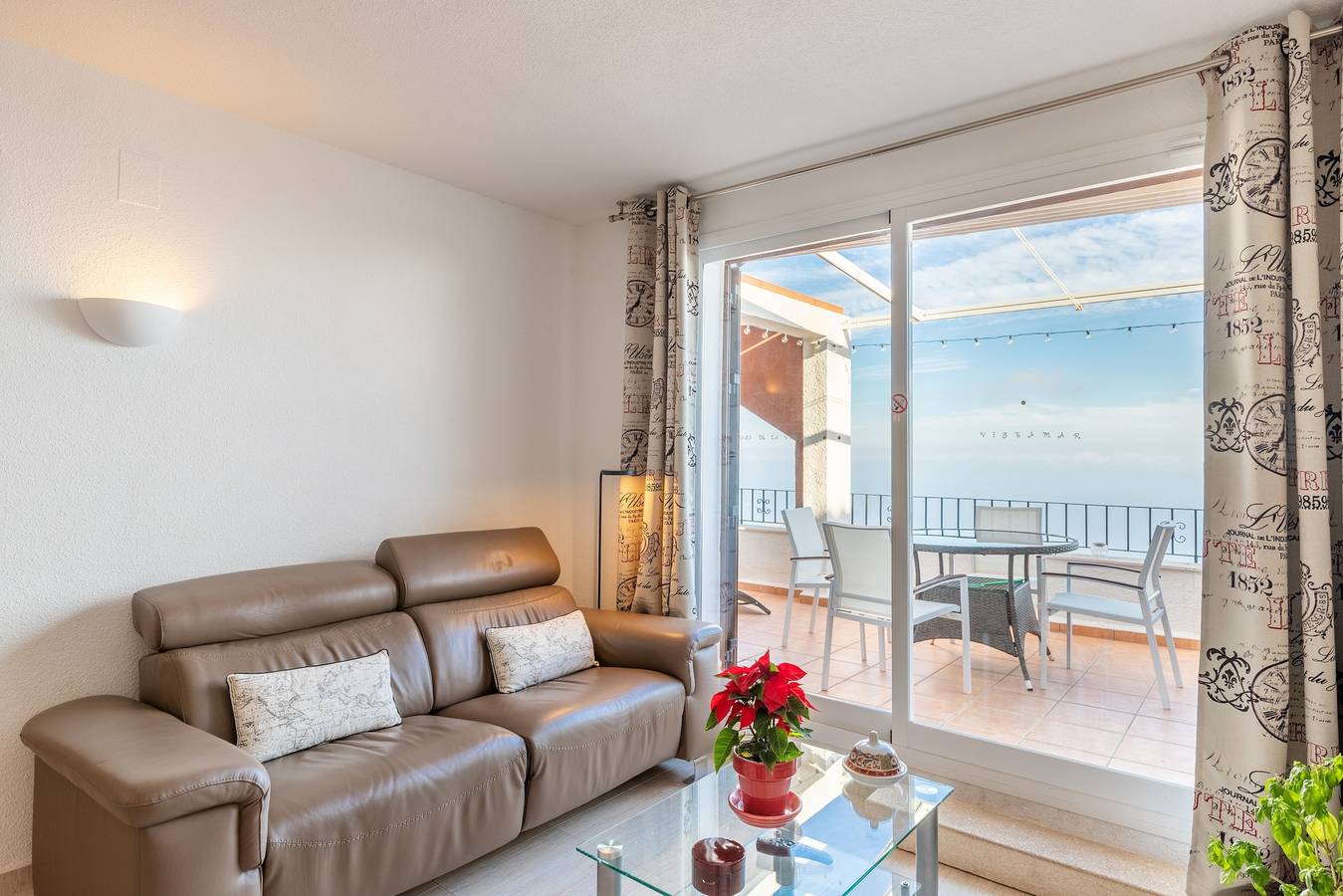 Appartement entier, Appartement "Casa De La Vista" avec vue sur la mer, Wi-Fi et climatisation in Poble Nou de Benitatxell, Costa Blanca