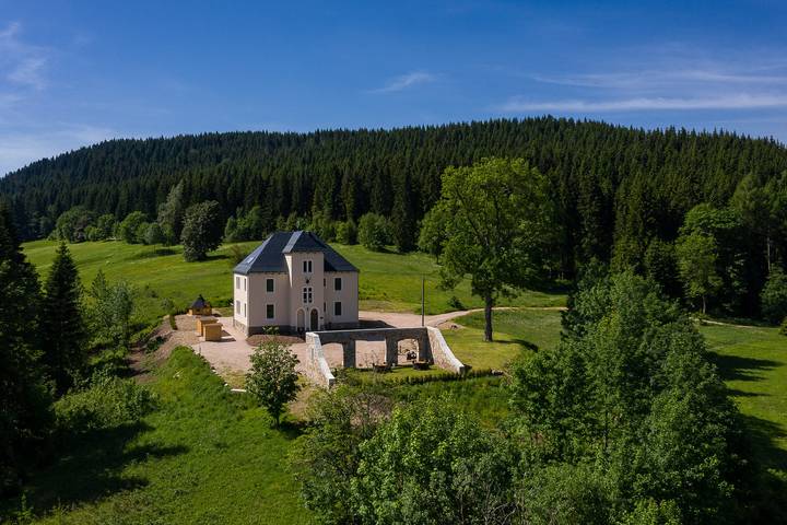 Ferienwohnung für 2 Personen, mit Garten und Ausblick