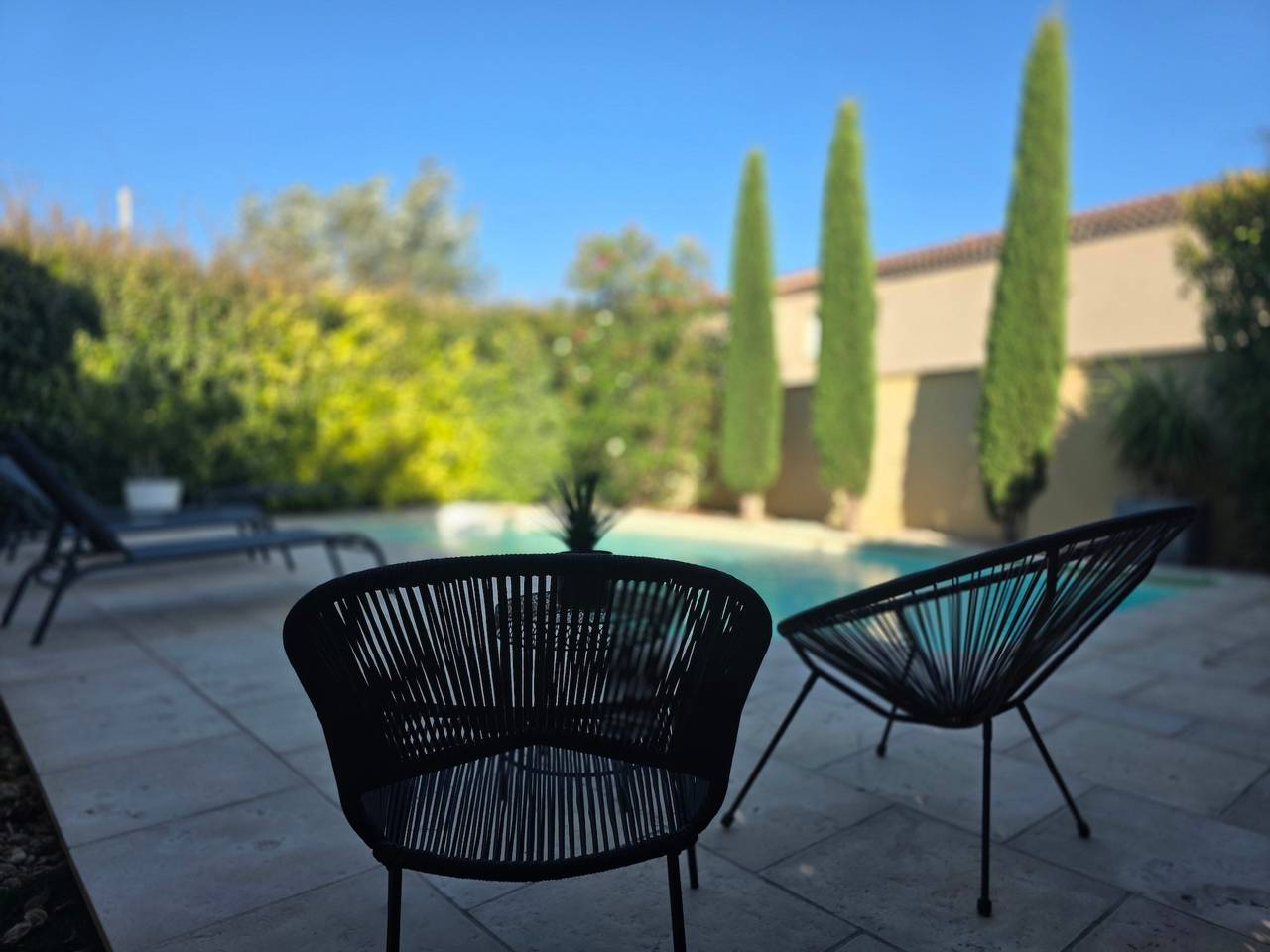 Maison de vacances « Villa Les Joncs d’Octobre » avec piscine privée, Wi-Fi et climatisation in Jonquerettes, Vaucluse
