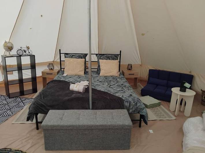 Tente pour 5 personnes, avec terrasse et jardin dans Fontenay-le-Comte - 4