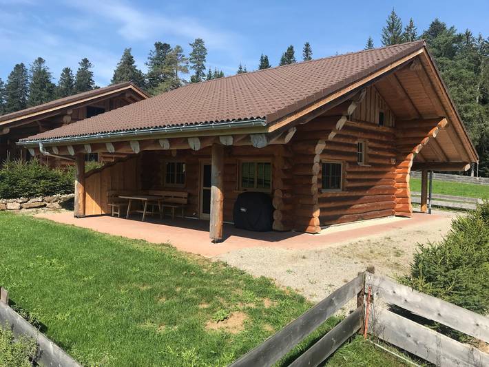 Chalet für 4 Personen, mit Garten