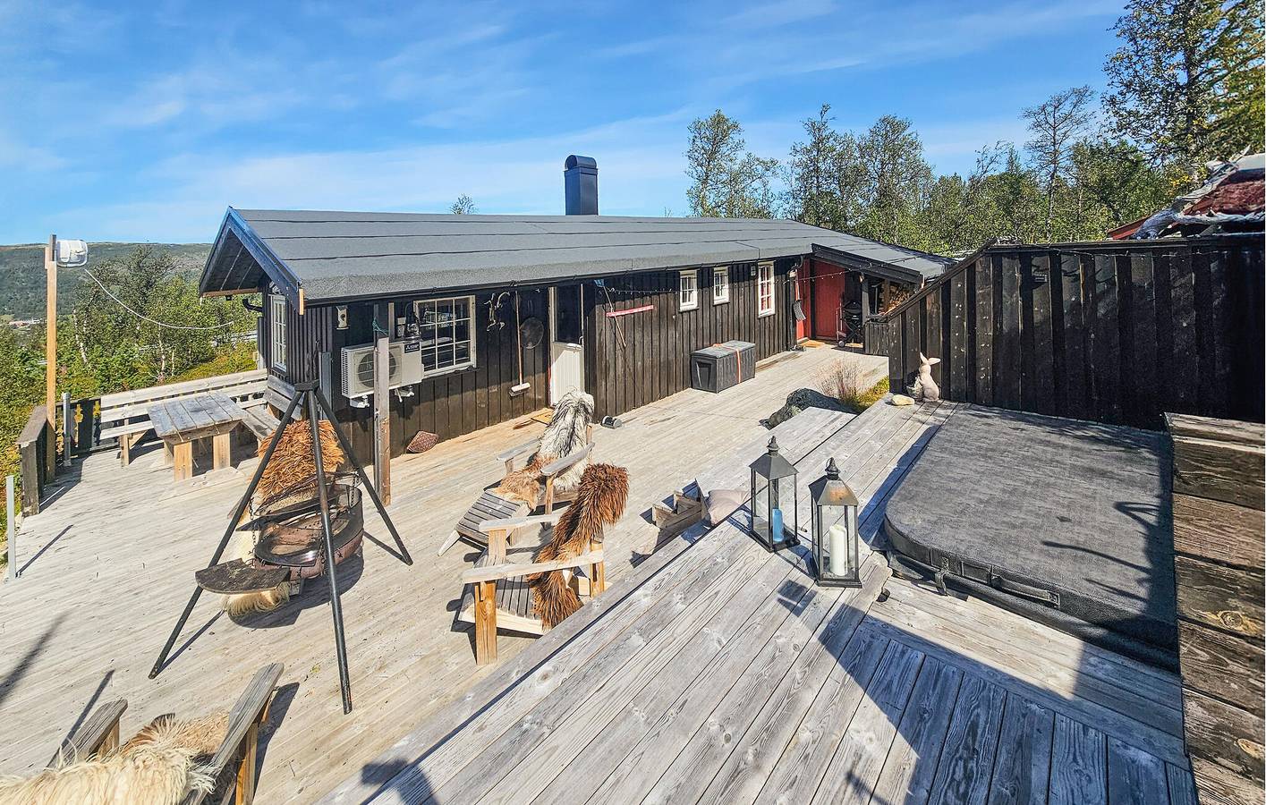 Ferienhaus für 8 Personen mit Ausblick in Hol