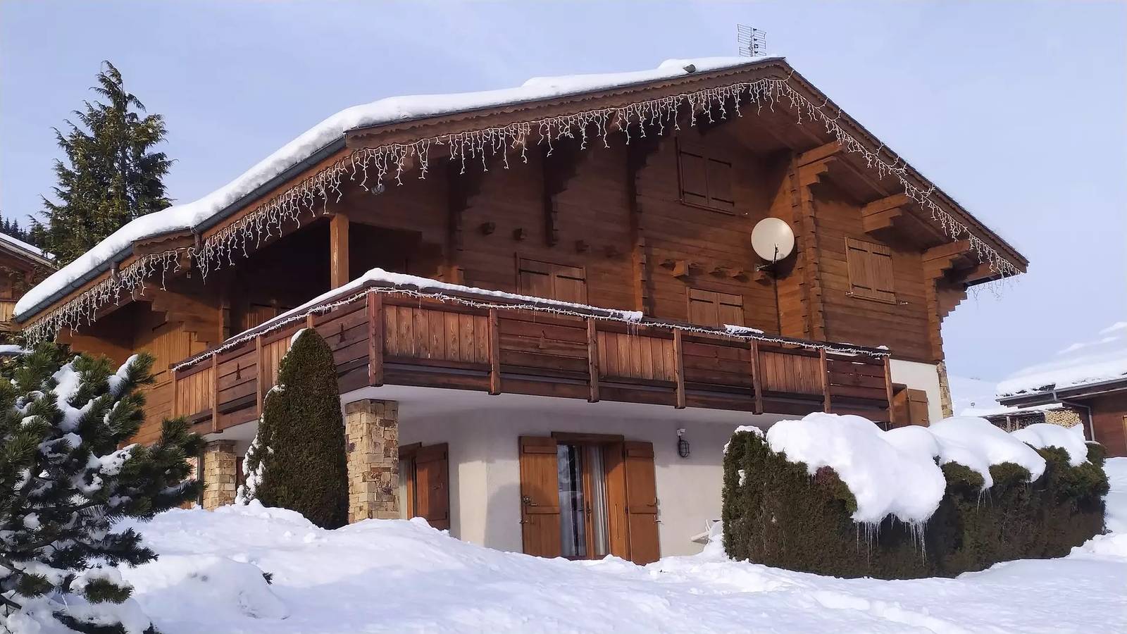 Apartamento entero, Chalet tierra con terraza sur, en pistas de esquí de fondo in Lac des Confins, La Clusaz