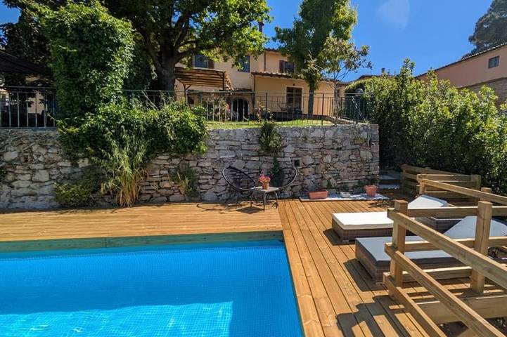 Ferienwohnung für 7 Personen, mit Terrasse und Garten