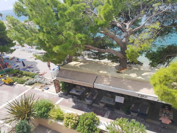 Maison d’hôte pour 2 personnes, avec balcon et vue à Tučepi