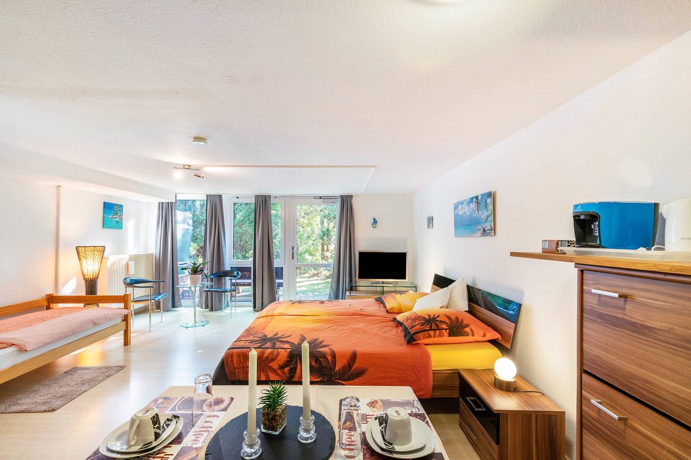 Estudio entero, Estudio 'Spessartruhe' con terraza compartida y wifi in Linsengericht, Distrito de Main-Kinzig-Kreis