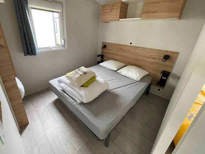 Camping Les Marsouins - Mobilheim 6 personen - Mobilheim 3 Zimmer Komfort in Bretignolles-sur-Mer, Loire-Tal