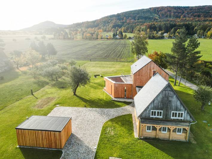 Ferienhaus für 8 Personen, mit Sauna und Terrasse in Großschönau