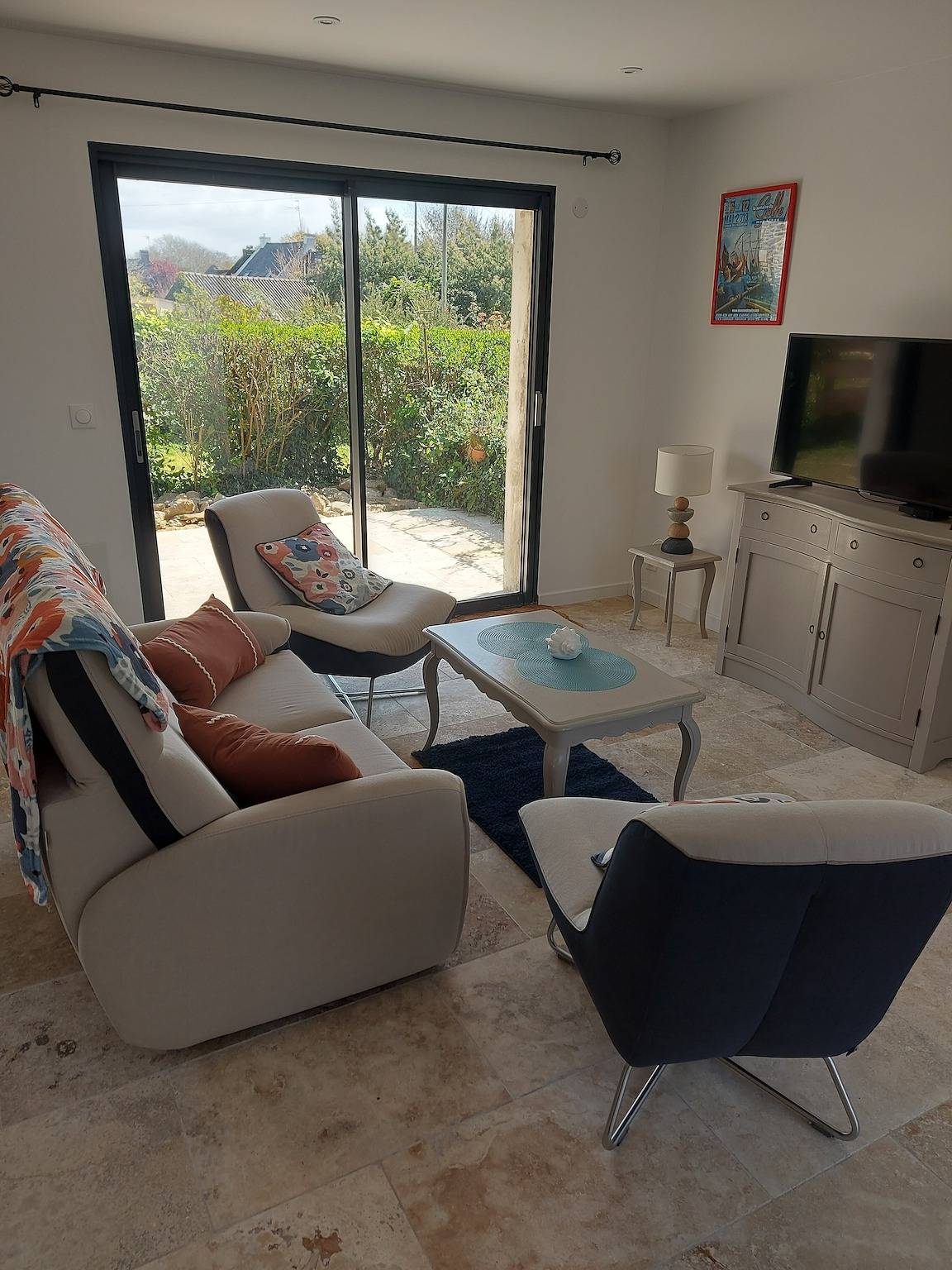 Ker Marin - Maison Le Refuge Des Marées: terraza, jardín y Wi-Fi in Penvins, Sarzeau