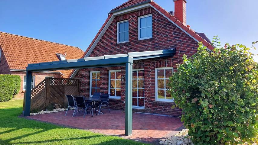 Ferienhaus für 7 Personen, mit Garten