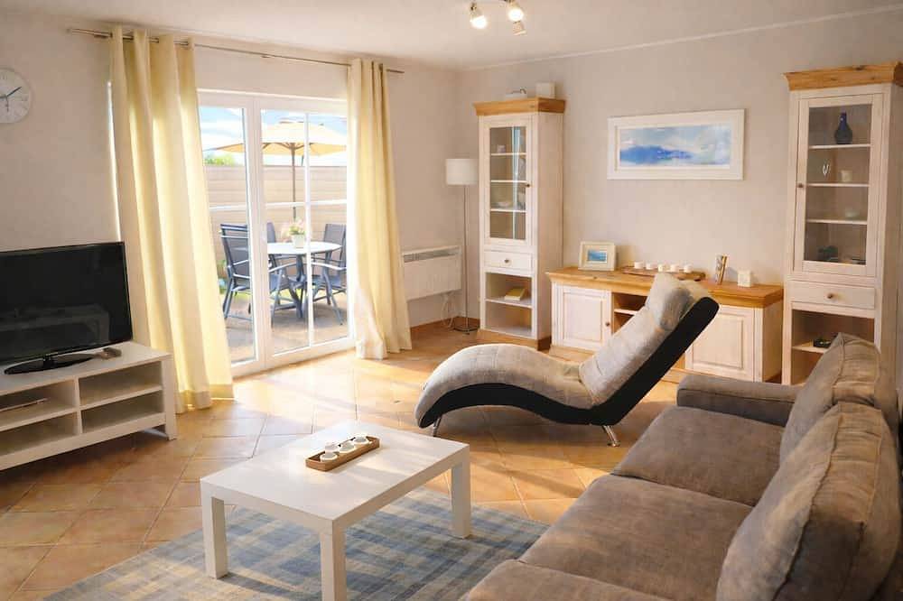 Komfortable Feriendoppelhaushälfte mit Sauna & Kamin für 2 Personen in Pruchten, Vorpommern-Rügen