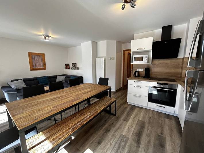 Location de vacances pour 8 personnes, avec Balcon dans Plagne Soleil