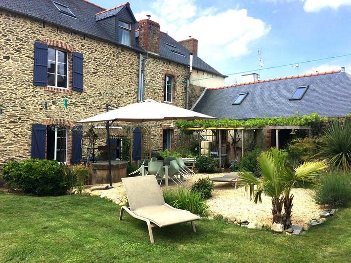 Cottage pour 2 personnes, avec vue et jardin, animaux acceptés à Les Forges (Morbihan)