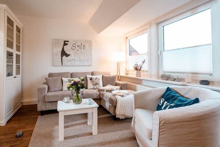 Ganze Wohnung, Diese Ferienwohnung ist genauso schön wie ihr Name: "Herzmuschel" in Tinnum, Sylt (Gemeinde)