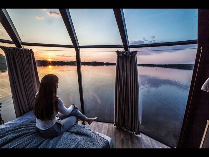 Ferienhaus für 2 Personen, mit Ausblick und Seeblick in Lappland (Schweden) - 3