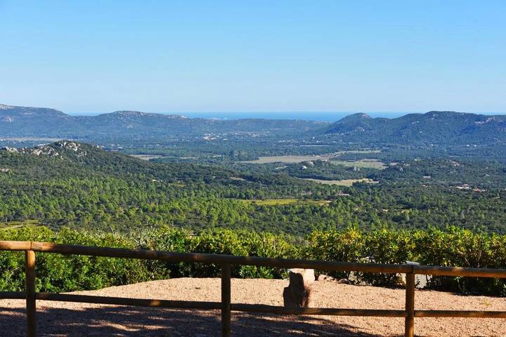 Parc de vacances pour 2 personnes, avec jardin ainsi que vue et piscine en Corse - 4