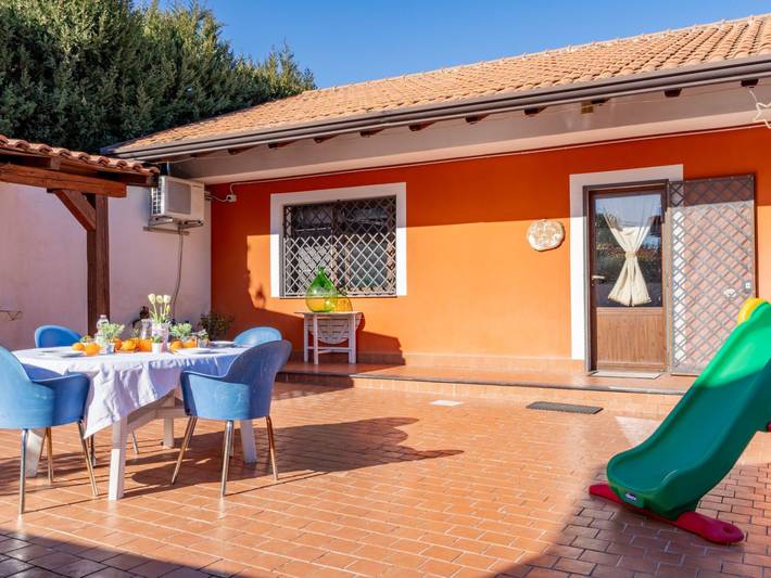 Ferienwohnung für 3 Personen, mit Garten, mit Haustier