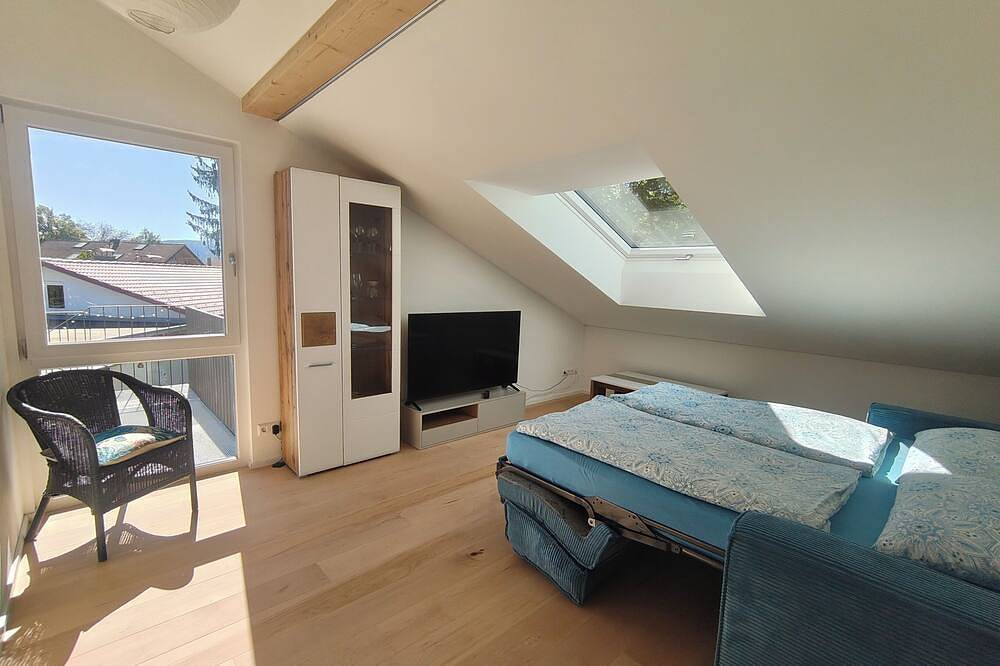 Ganze Wohnung, Gemütliche 3 Zimmer Ferienwohnung mit eigener  Terasse, Berg- und Seeblick in Hergensweiler, Bayerisch Schwaben
