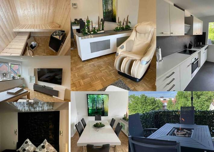 Ferienwohnung für 6 Personen, mit Sauna und Ausblick sowie Terrasse, mit Haustier in Lüdinghausen