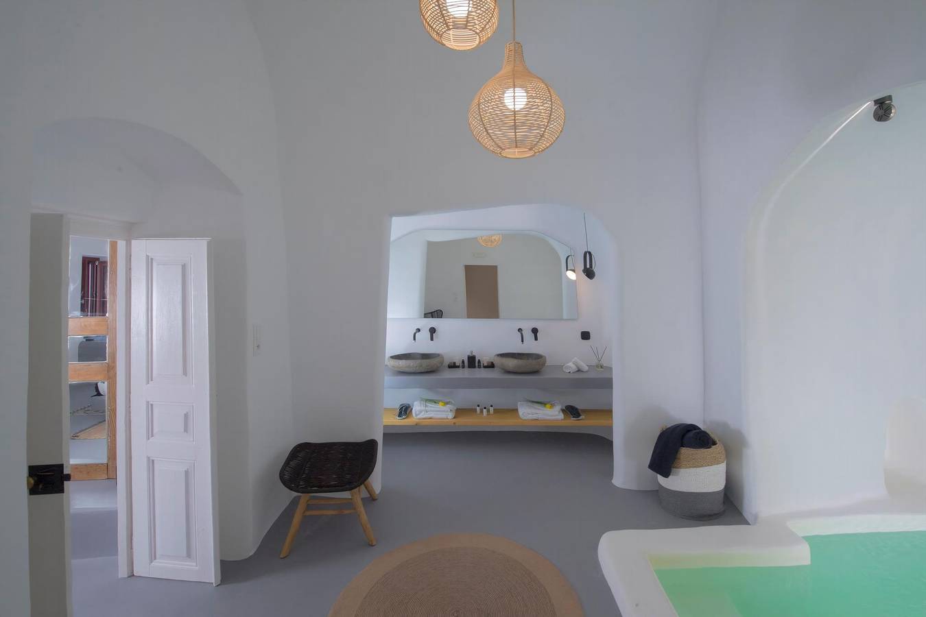 Luxury Santorini Suite | Signature Suite | 1 Bedroom | Terrace with Stunning Sea Views in Exo Gonia, Santorini