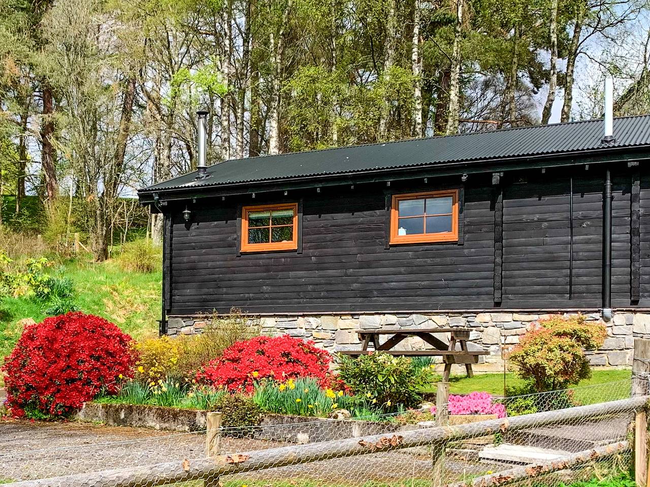 Log Cabin for 4 People in Newtonmore, Cairngorms National Park