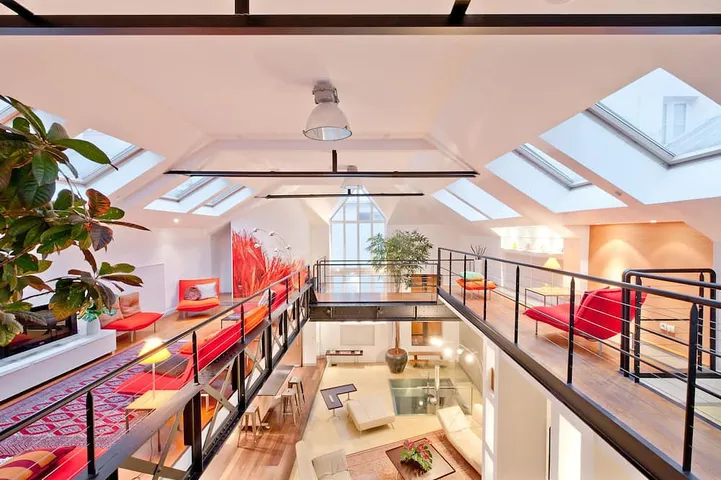 Unieke luxe designer loft - 300 m2 - privéresidentie - Louvre, Parijs (evenementen) in Parijs, Ile de France