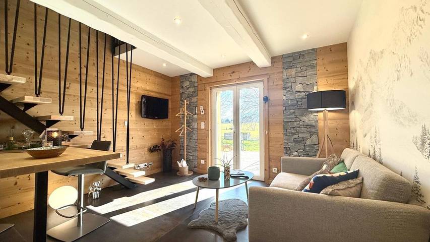 Maison de vacances pour 2 personnes, avec Terrasse ainsi que Jardin et Vue